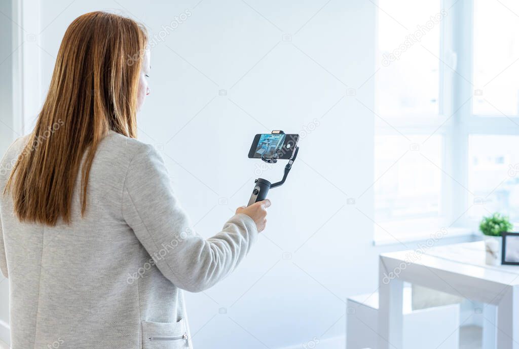 Riprese video di un immobile con gimbal